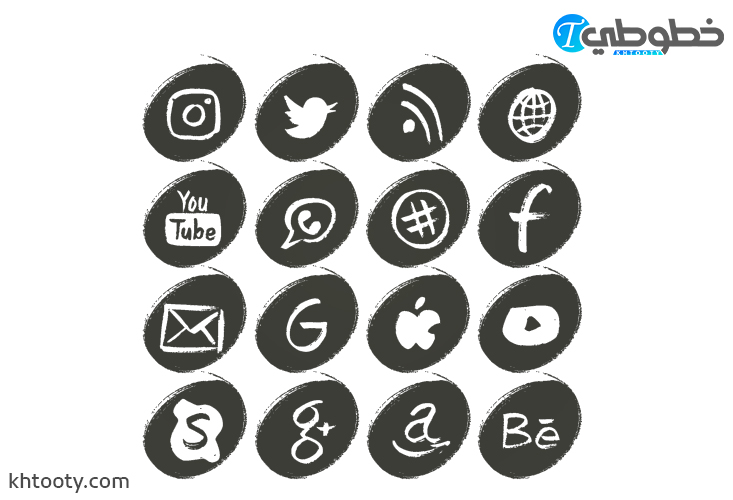 رموز التواصل الاجتماعي png